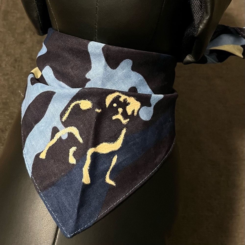 Triangle pug dog bandana